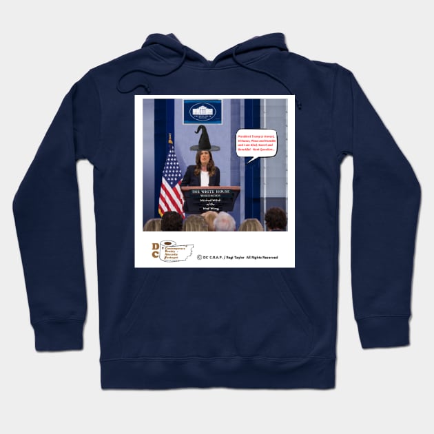 West Wing Witch at the Podium Hoodie by arTaylor